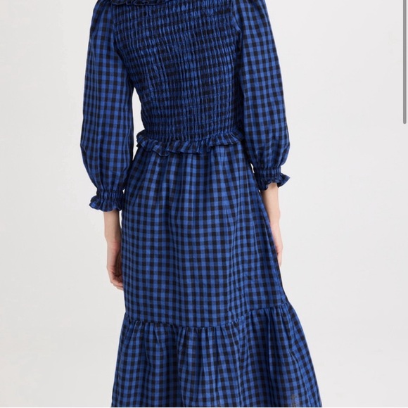 OPT Kobo Dress In Blue Gingham - Picture 4 of 8